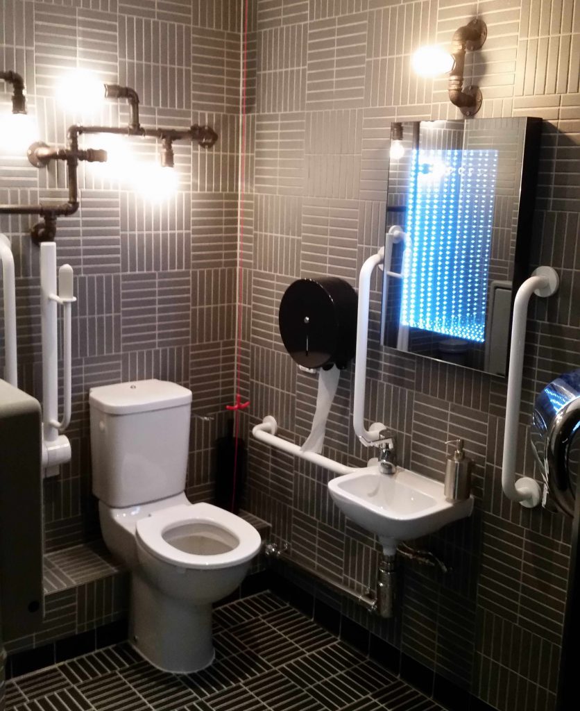 Commercial Disabled Toilette Installation And Tiling